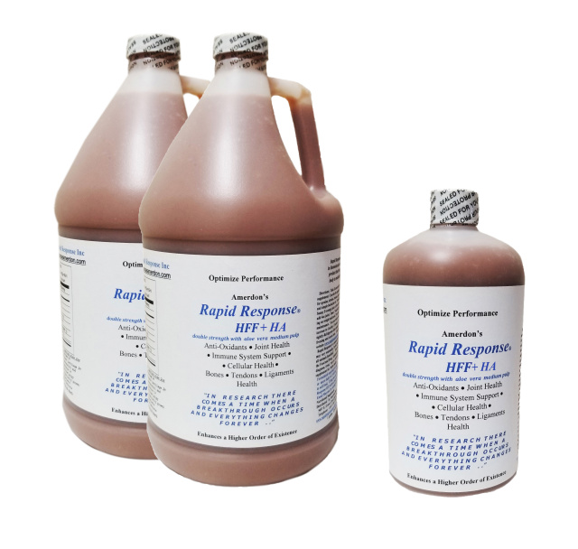 Rapid Response HFF double strength + Hyaluronic Acid  2  Gallon deal